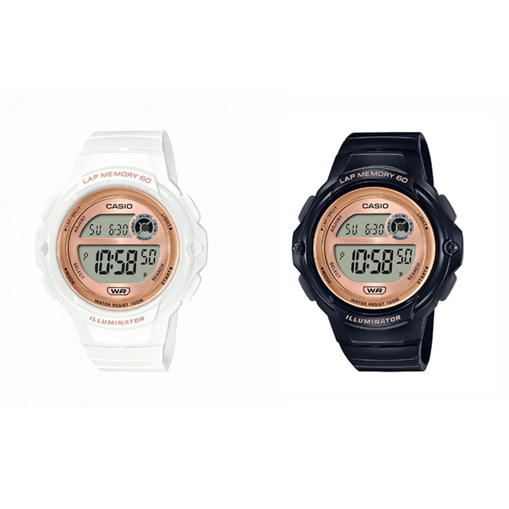 CASIO 卡西歐  LWS-1200H LED運動休閒紀錄跑步簡約電子數字女手錶