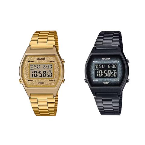 CASIO 卡西歐 B640WBG/WGG 金屬簡約輕薄閃耀防水電子手錶