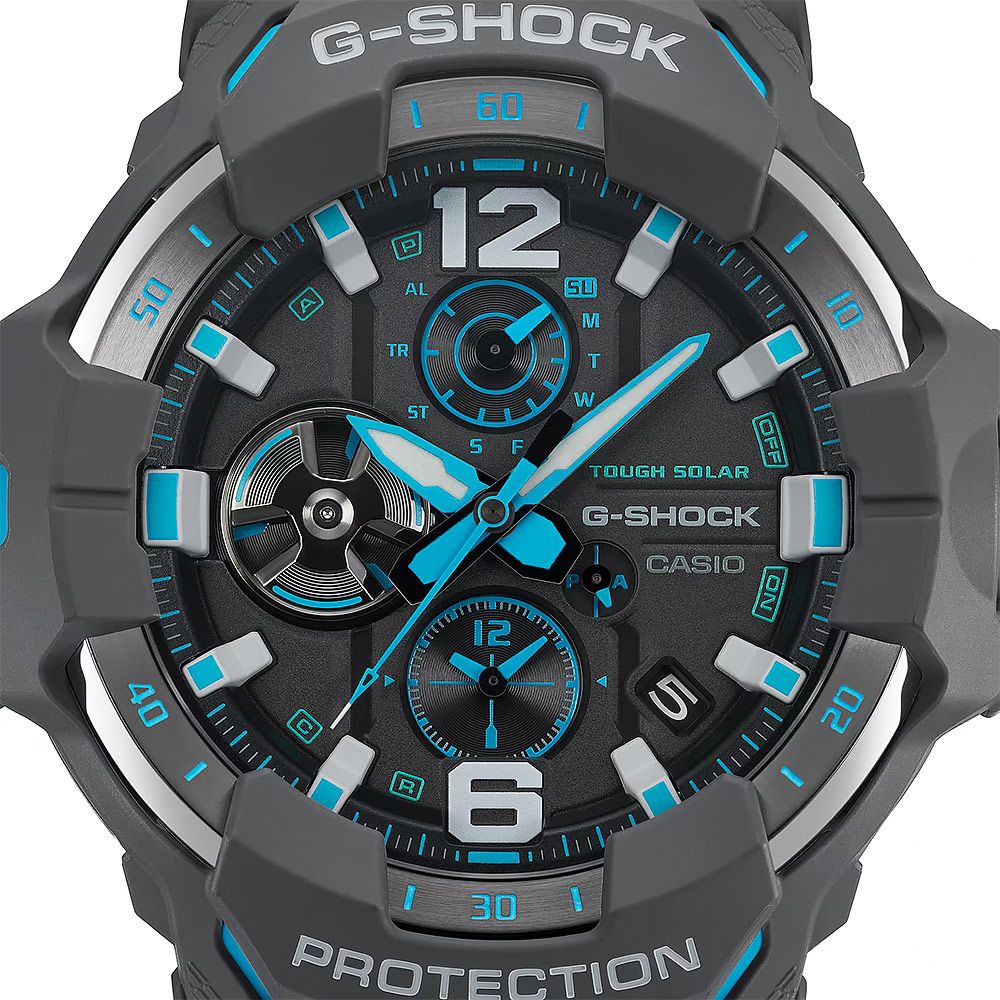 CASIO 卡西歐   G-SHOCK MASTER OF G 專業航空錶 太陽能藍芽飛行錶 GR-B300-8A2