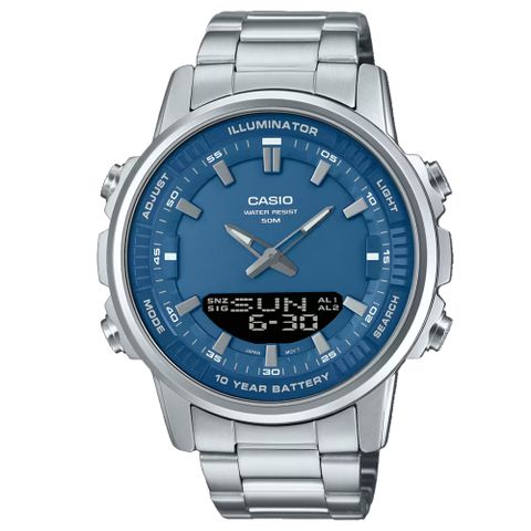 CASIO 卡西歐 多功能數位雙顯錶 AMW-880D-2A1