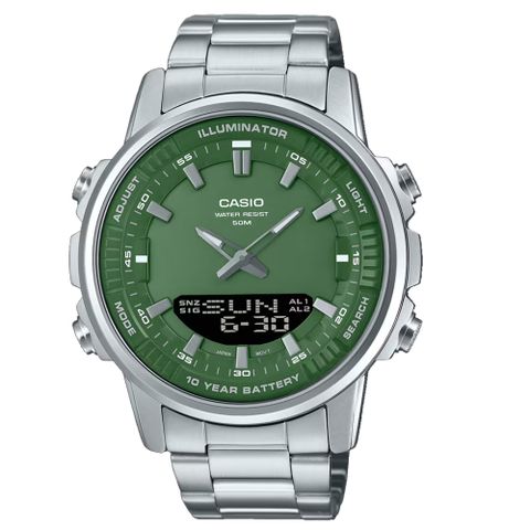 CASIO 卡西歐 多功能數位雙顯錶 AMW-880D-3A