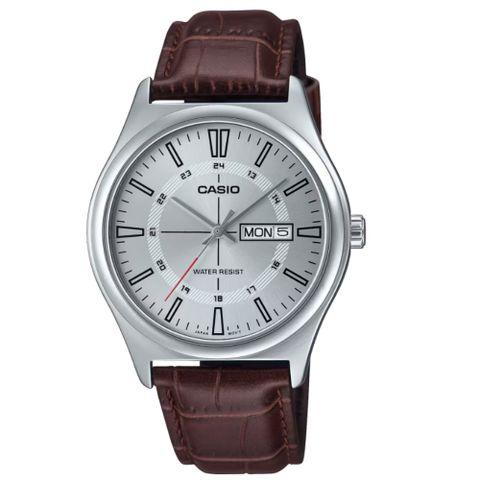 CASIO 卡西歐 紳士經典指針錶 MTP-V006L-7C