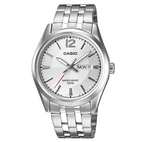 CASIO 卡西歐 都會紳士鋼帶錶 MTP-1335D-7A