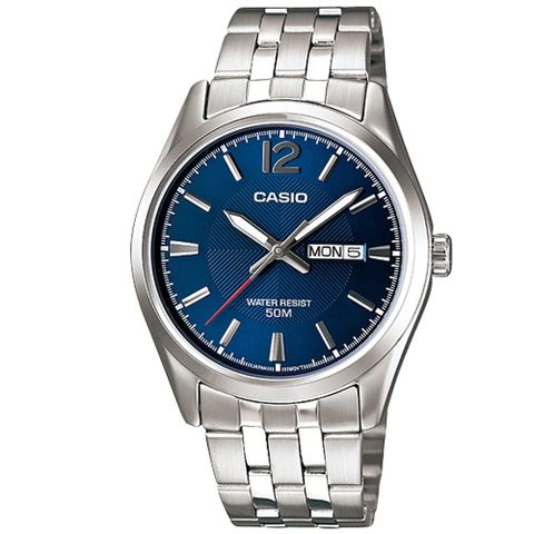 CASIO 卡西歐 都會紳士鋼帶錶 MTP-1335D-2A