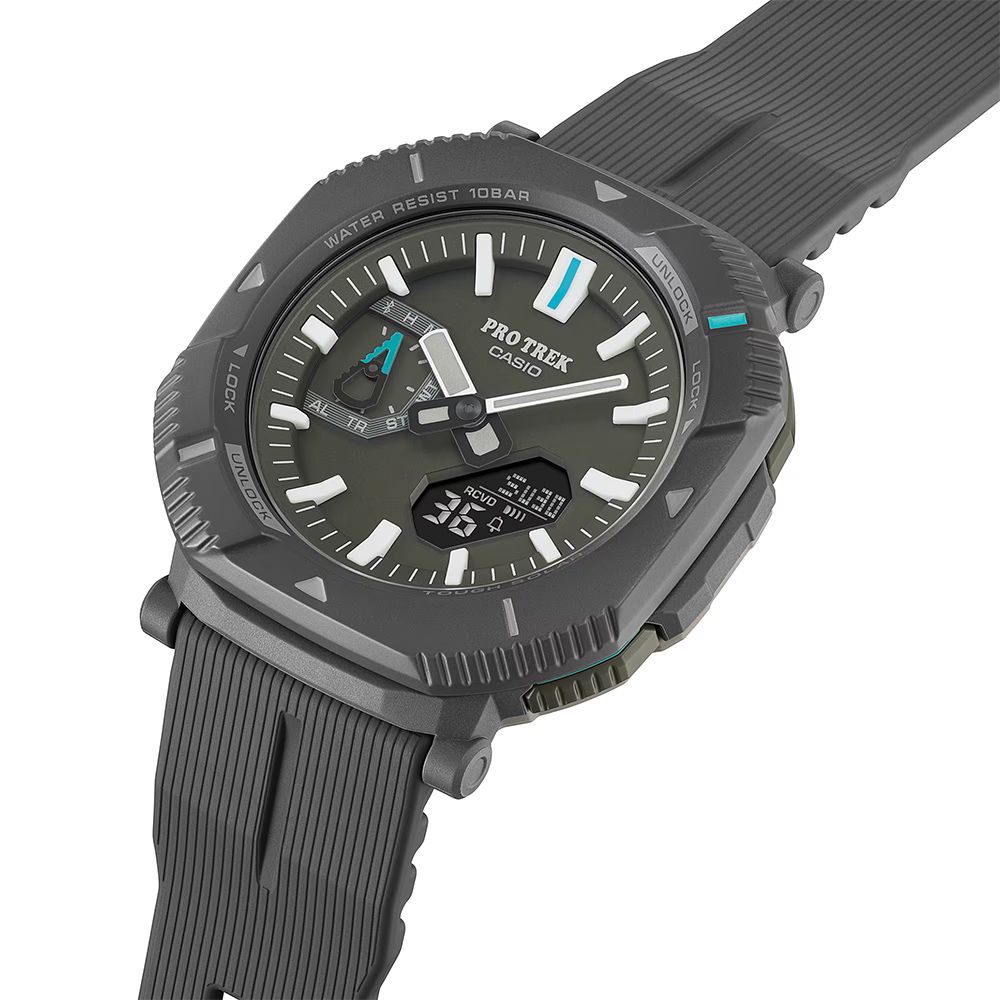 CASIO 卡西歐 PROTREK 戶外登山錶 太陽能藍芽手錶 旋轉錶圈切換造型 PRJ-B001-1