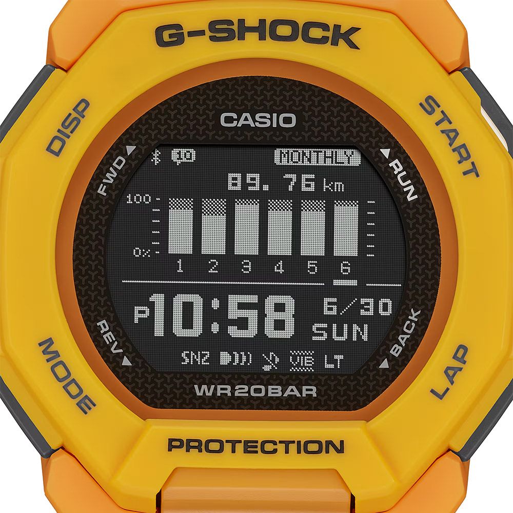 CASIO 卡西歐 G-SHOCK G-SQUAD 訓練計畫 GPS多功能運動藍芽手錶 GBD-300-9