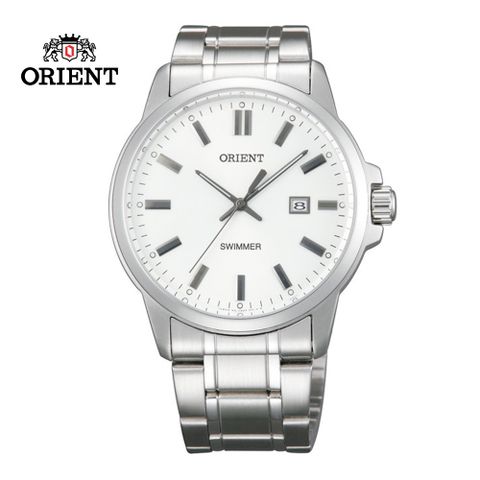 ORIENT 東方 錶 OLD SCHOOL系列 復古風石英錶 鋼帶款 SUNE5004W-41.0mm