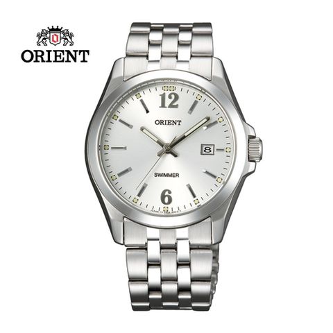 ORIENT 東方錶 OLD SCHOOL系列 復古風石英錶 銀白色 鋼帶款 SUND6004W - 41.0 mm