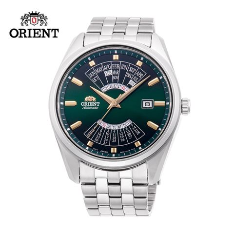 ORIENT 東方錶 MULTI-YEAR CALENDAR系列 萬年曆機械錶 RA-BA0002E 綠色 - 43.5mm