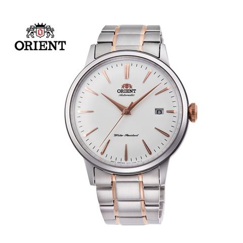 ORIENT 東方錶 DATEⅡ系列 機械錶 鋼帶款 RA-AC0004S 間金色 40.5mm