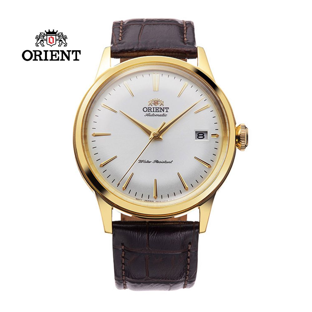 ORIENT 東方  錶 DATE機械錶 皮帶款 RA-AC0M01S 金色 - 38.4mm