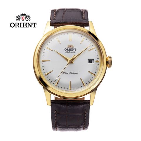 ORIENT 東方 錶 DATE機械錶 皮帶款 RA-AC0M01S 金色 - 38.4mm