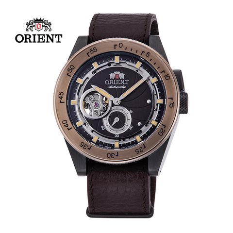 ORIENT 東方錶 Revival系列 復刻半鏤空 機械錶 RA-AR0203Y 咖啡色 - 40.8 mm