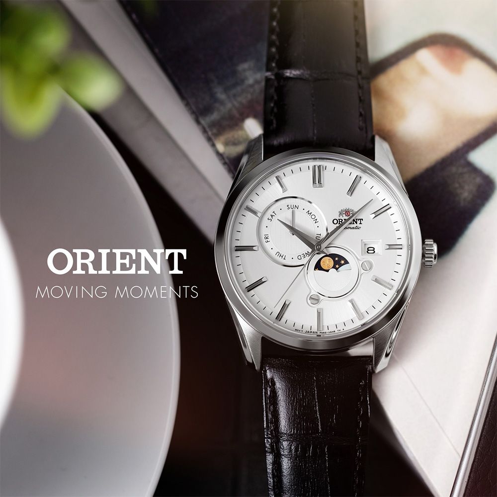 ORIENT 東方   錶 Sun & Moon 系列 日月相機械錶-41.5mm RA-AK0310S