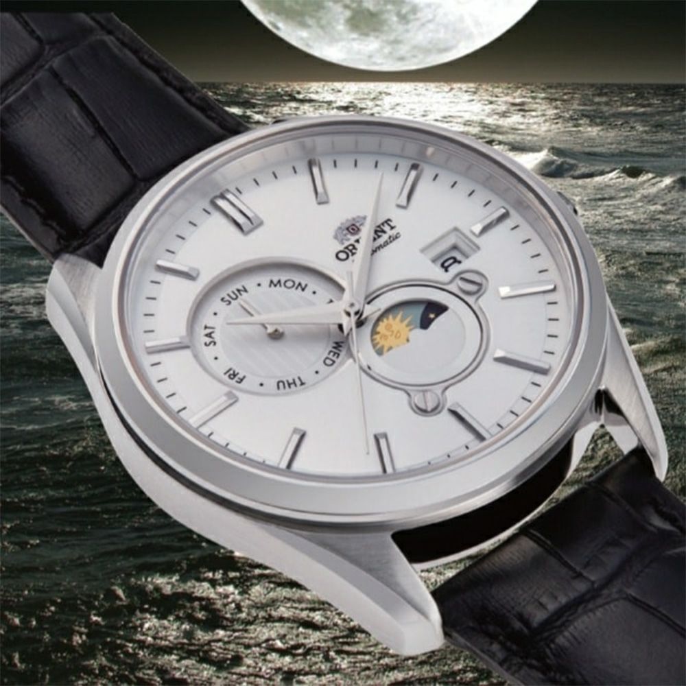 ORIENT 東方   錶 Sun & Moon 系列 日月相機械錶-41.5mm RA-AK0310S