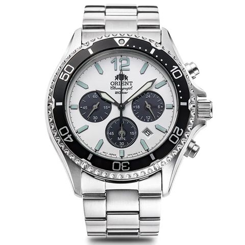 ORIENT 東方 Quartz Sports系列 太陽能 計時潛水腕錶 母親節 禮物 推薦 / RA-TX0203S