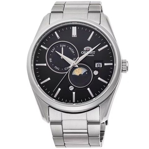 ORIENT 東方錶 Sun&Moon系列 日月相機械腕錶 41.5mm / RA-AK0307B
