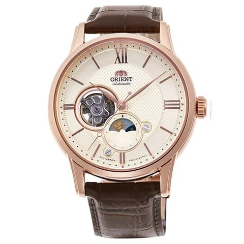 ORIENT 東方錶 Sun&Moon系列 日月相機械腕錶 42mm / RA-AS0009S