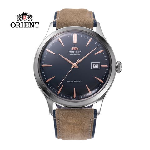 ORIENT 東方 錶 DATE II 日期顯示機械錶 皮帶款 RA-AC0P02L 藍色 - 42.0mm