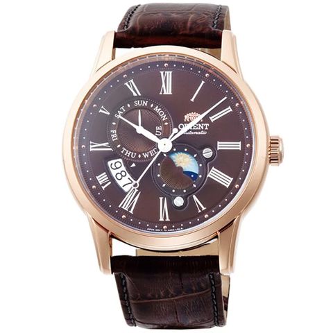 ORIENT 東方錶 Sun&Moon系列 日月相機械腕錶 42.5mm / RA-AK0009T