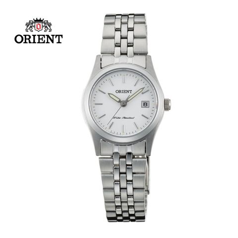 ORIENT 東方錶 OLD SCHOOL系列 復古風藍寶石石英錶 女生鋼帶款 FSZ46003W 銀色 - 26mm