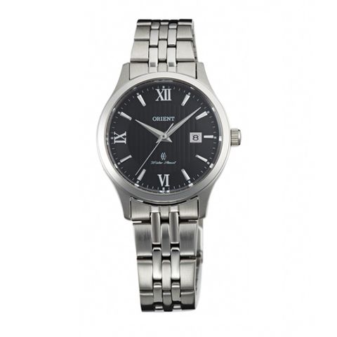 優雅上市ORIENT 東方錶PAIR系列 羅馬風情藍寶石石英錶鋼帶黑色 FSZ3Z005B-28.0mm