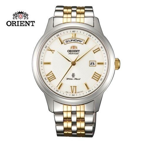 ORIENT 東方 錶 WILD CALENDAR系列 寬幅日曆機械錶 鋼帶款 白色 SEV0P001W-43.5mm