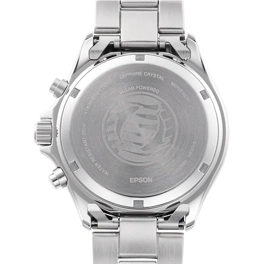 ORIENT 東方  錶 Sports 熊貓錶 潛水風格太陽能三眼計時手錶-42.8mm RA-TX0203S