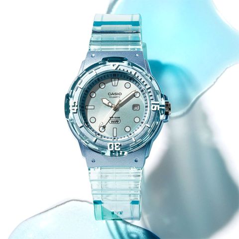 熱銷品牌▼日系手錶CASIO 卡西歐 清透系列 半透明迷你指針手錶 學生錶 LRW-200HS-2EV