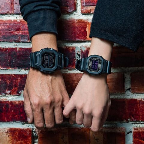 原廠公司貨 保固1年CASIO 卡西歐 G-SHOCK 經典軍事風情侶手錶 對錶 GX-56BB-1+DW-5600MS-1