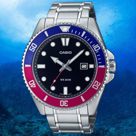 熱銷品牌▼日系手錶CASIO 卡西歐 槍魚 可樂圈水鬼 200米潛水錶 運動手錶 MDV-107D-1A3V