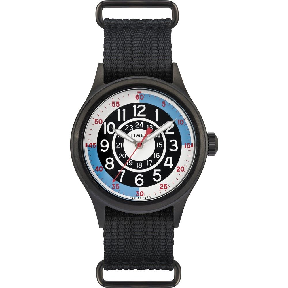 TIMEX 天美時   x TODD SNYDER聯名限量Black Jack復古賽車-黑藍/40mm