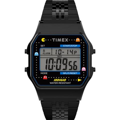 【TIMEX】天美時 Pac-Man 小精靈電子錶 (黑 TXTW2U32100)