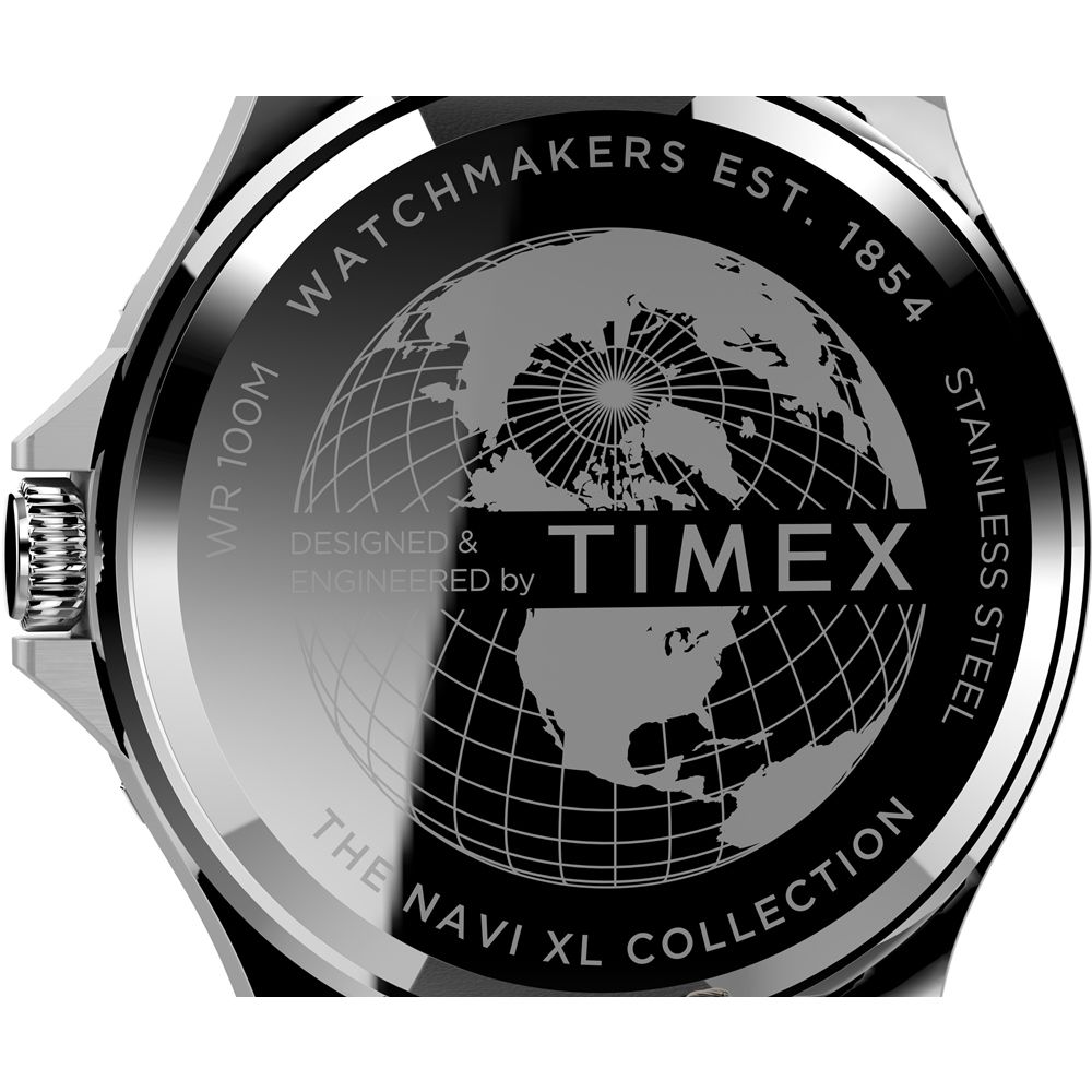 TIMEX 天美時  Navi系列 41毫米旋轉頂環手錶 (黑 TXTW2V45300)