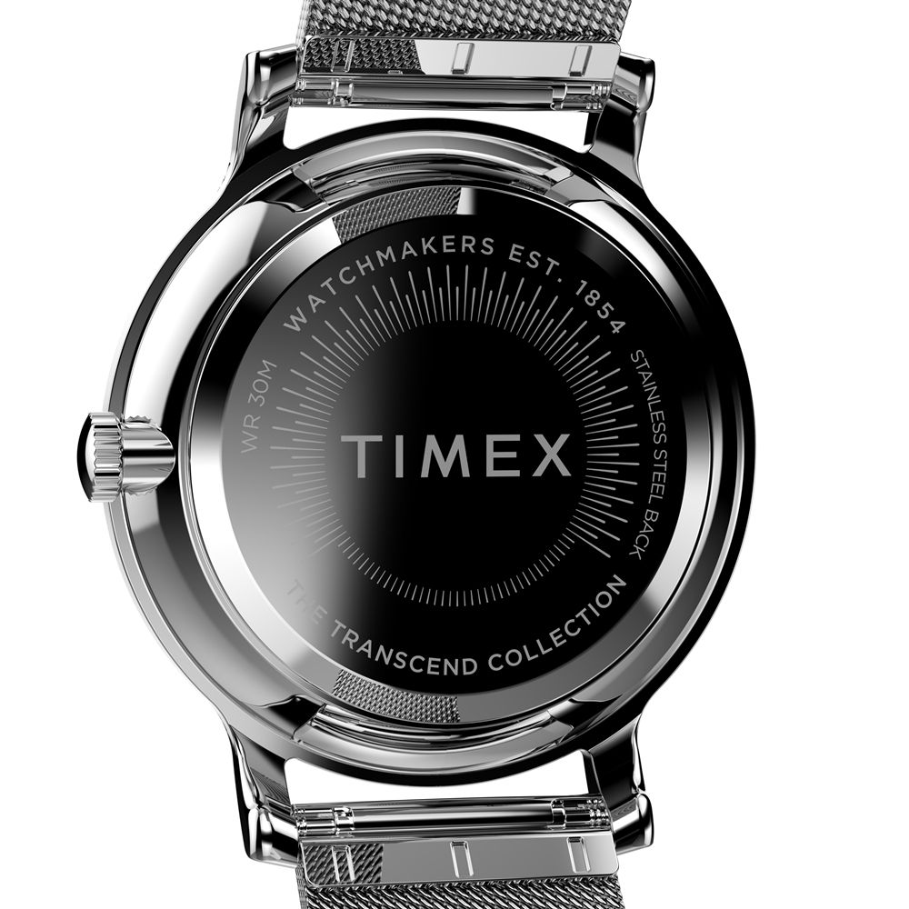 TIMEX 天美時  風格系列 34毫米超薄米蘭帶優雅手錶 (銀TXTW2V92900)