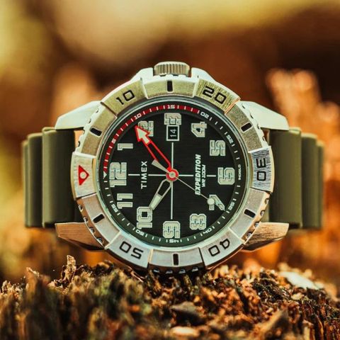 【TIMEX】天美時 遠征系列 41毫米軍事風格戶外手錶 (綠 TXTW2V40700)