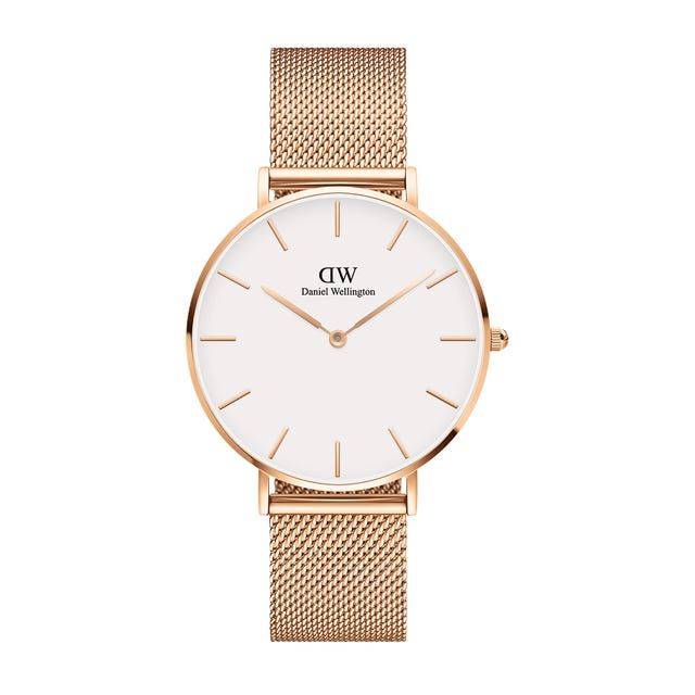 Daniel Wellington  Classic Petite Melrose 瑞典極簡風 DW00100305 米蘭錶帶女錶 36mm 白/玫瑰金