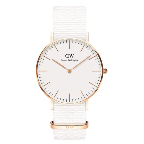 Daniel Wellington Petite Evergold 36mm香檳金米蘭金屬錶-DW00100309