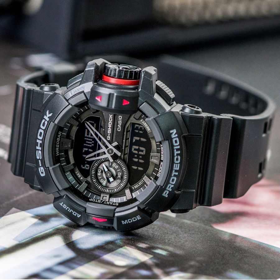 G-SHOCK 街頭時尚新潮流設計錶-全黑GA-400-1BDR - PChome 24h購物