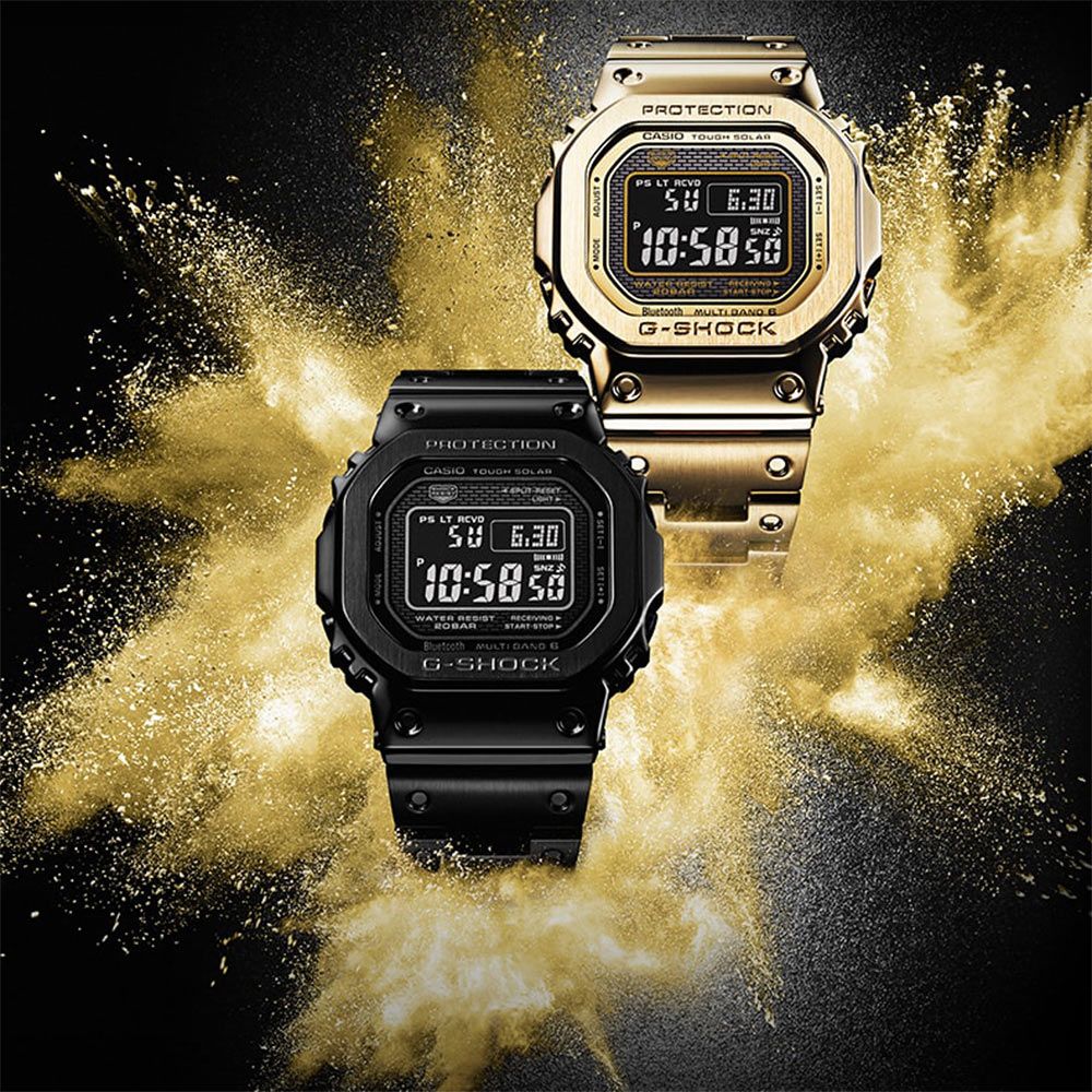 CASIO 卡西歐G-SHOCK 35周年太陽能電波手錶GMW-B5000GD-9 - PChome 24h購物