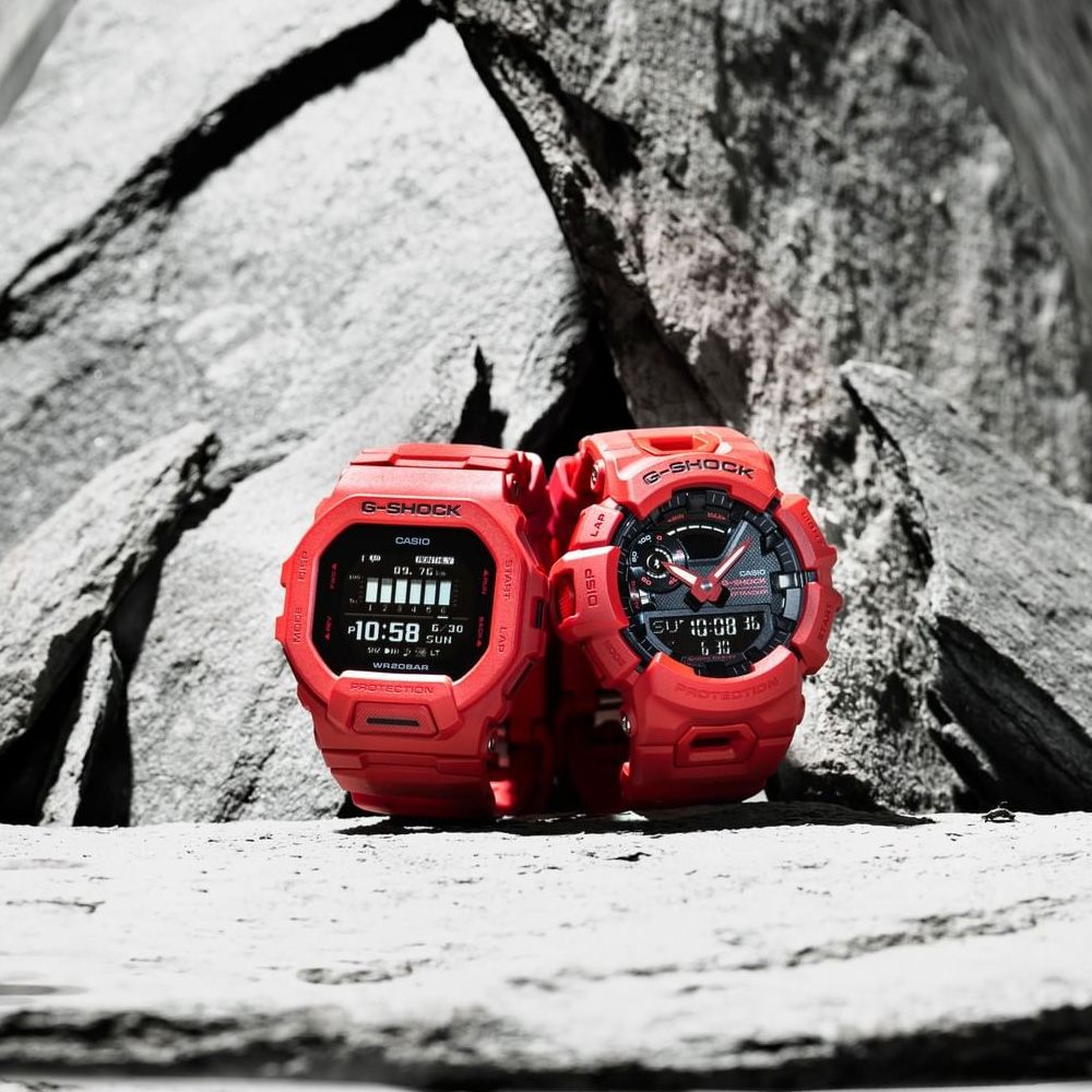 CASIO 卡西歐G-SHOCK G-SQUAD系列藍牙運動錶紅色GBD-200RD-4 - PChome