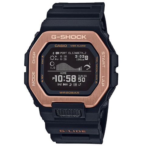 熱銷品牌▼日系手錶CASIO 卡西歐 G-SHOCK G-LIDE 智能藍牙多功能衝浪電子錶 GBX-100NS-4