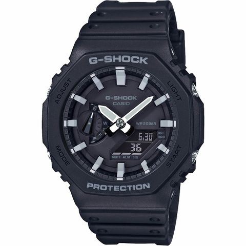 熱銷品牌▼日系手錶CASIO 卡西歐 G-SHOCK 農家橡樹 八角雙顯電子錶(GA-2100-1A)