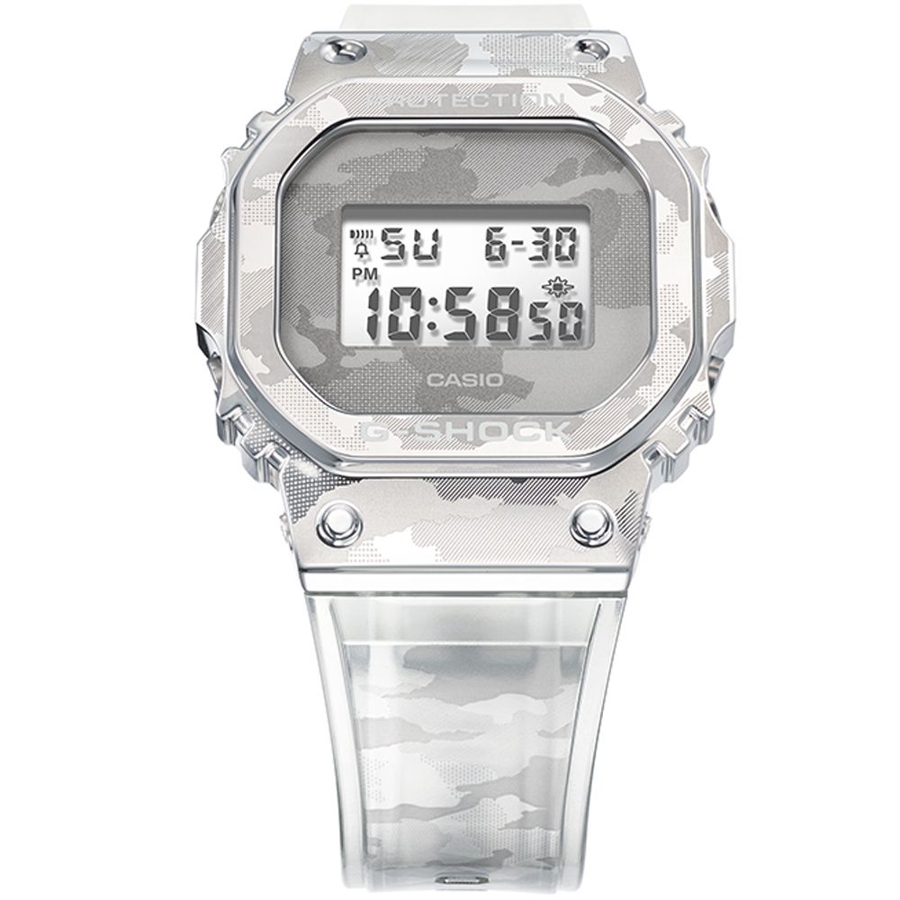 CASIO G-SHOCK 酷炫冰迷彩5600運動錶(GM-5600SCM-1) - PChome 24h購物