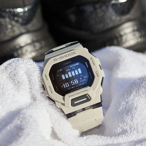 熱銷品牌▼日系手錶CASIO 卡西歐 G-SHOCK 路跑多功能藍芽運動手錶 GBD-200UU-9