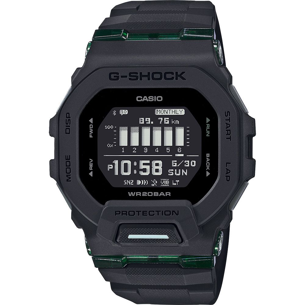 CASIO 卡西歐G-SHOCK 路跑多功能藍芽運動手錶GBD-200UU-1 - PChome 24h購物