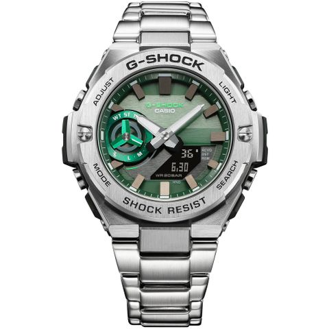 熱銷品牌▼日系手錶CASIO 卡西歐 G-SHOCK 太陽能 碳核心防護藍牙雙顯手錶 GST-B500AD-3A