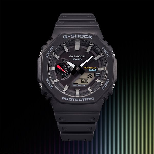 CASIO G-SHOCK 太陽能智慧藍芽農家橡樹計時錶/黑/GA-B2100-1A - PChome