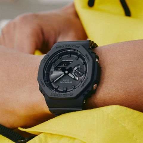 熱銷品牌▼日系手錶CASIO 卡西歐 G-SHOCK 極簡八角 太陽能電力智慧藍牙手錶 GA-B2100-1A1