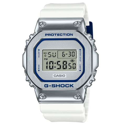 CASIO 卡西歐 G-SHOCK 冬雪之戀時尚電子錶(GM-5600LC-7)